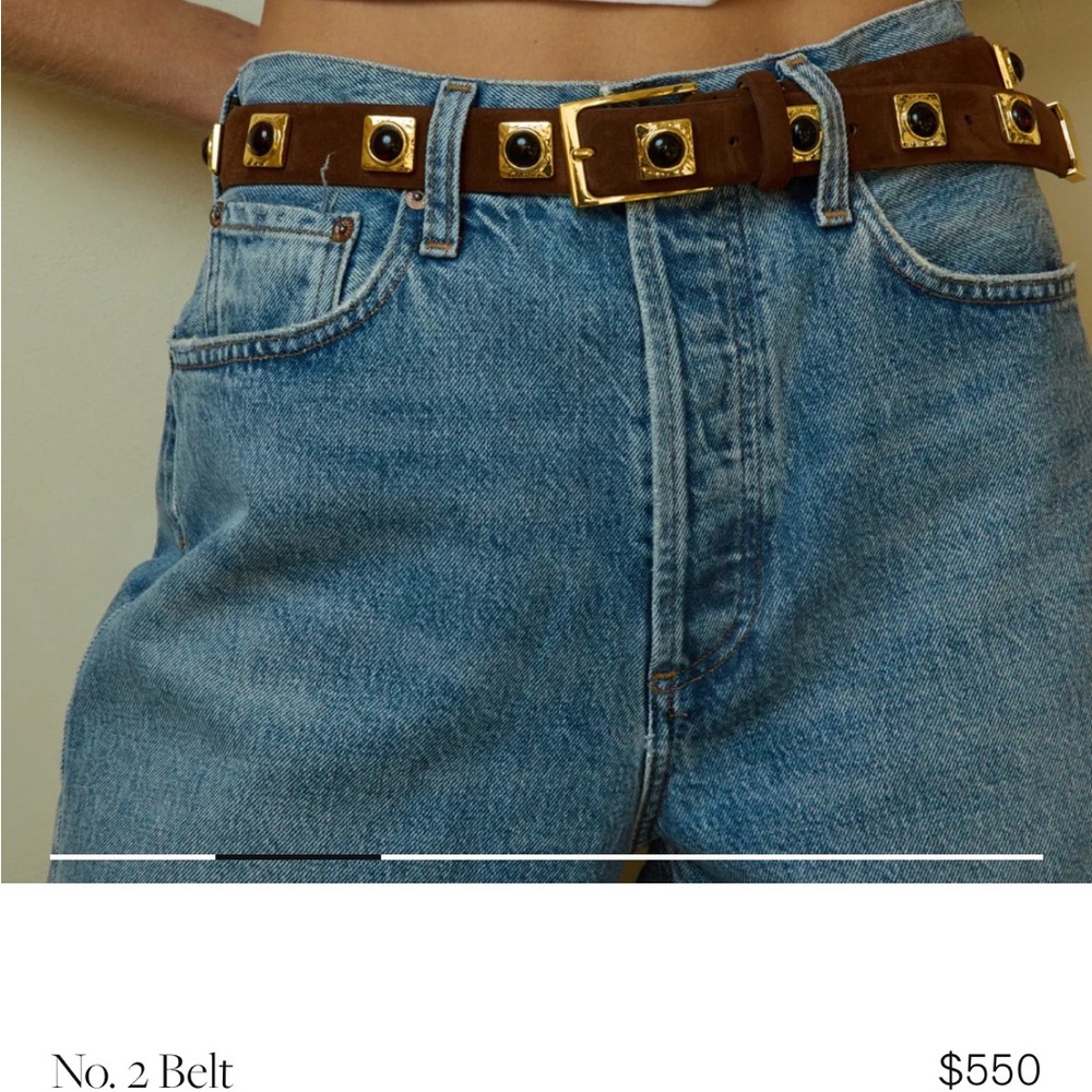 Brown and Gold Women's Belt